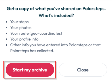 Start my archive